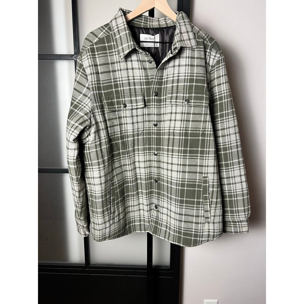 NWT Old Ranch Kingston Plaid Shirt Jacket Size Large